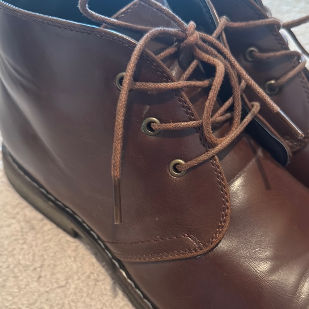 Hawke & Co Brown Chukka Boots with Leather Finish - Picture 5 of 7